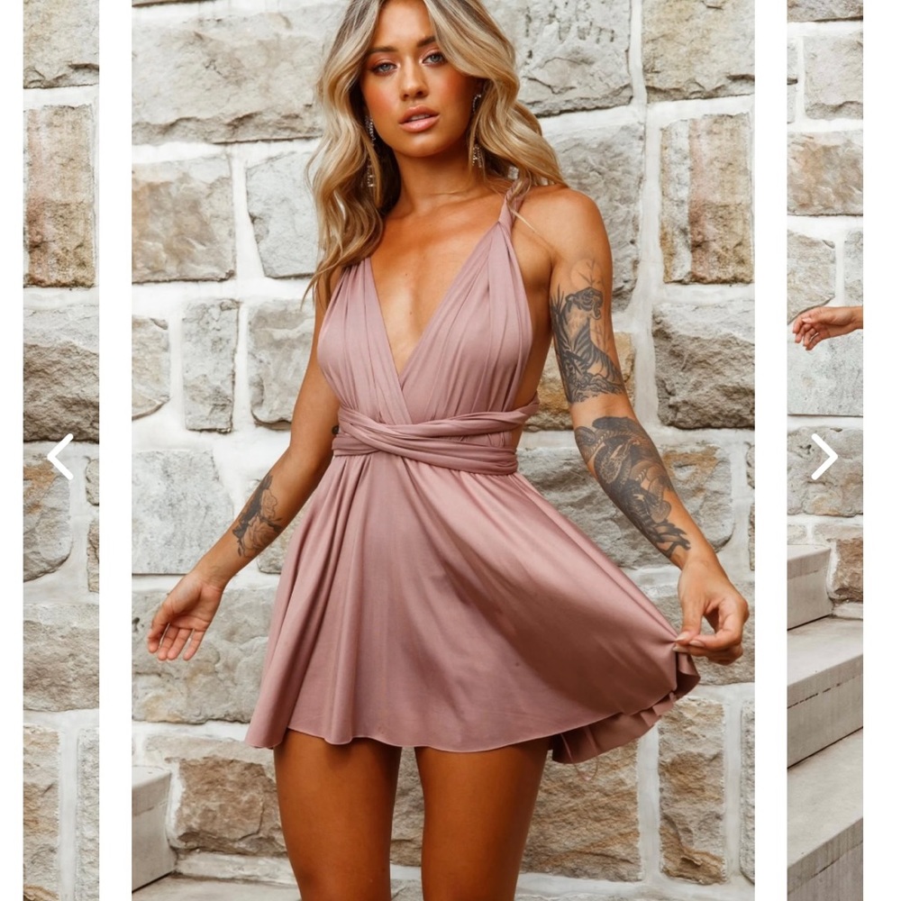 Multi-way mini dress